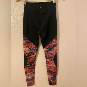 lululemon Black Pink Sweat and Repeat Tight 28” size 6 Tights Leggings